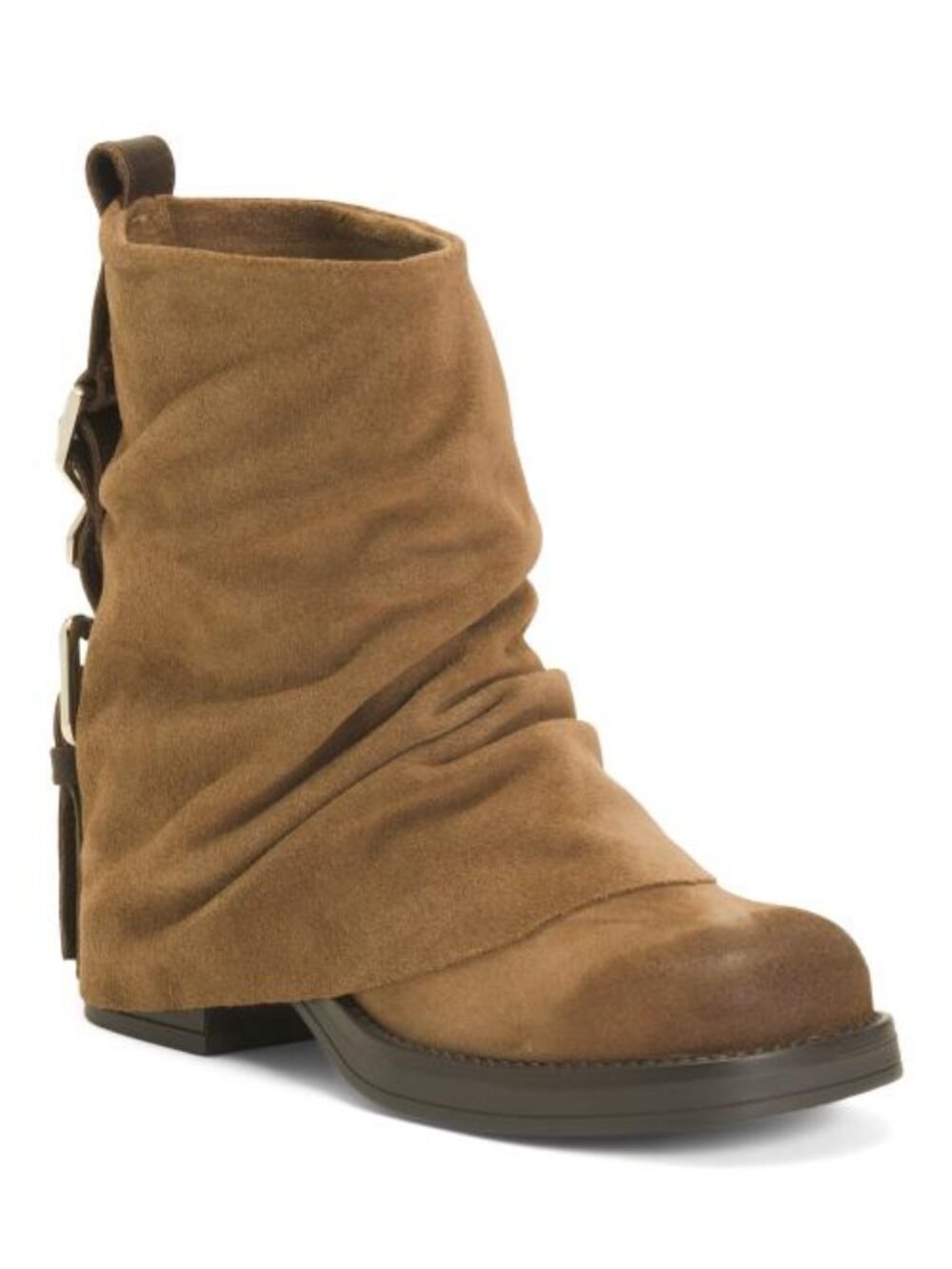 STEVE MADDEN Made In Mexico Suede Benji Slouch Boots